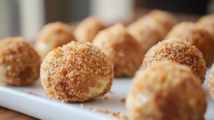 Scotch eggs with crispy breadcrumb coating