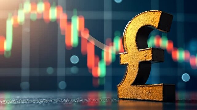 Currency Symbol Highlights Economic Trends in Financial Market With Vibrant Growth Statistics Shown
