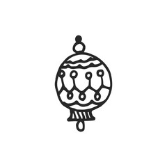 hand drawn lantern elements