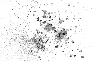 Particle of stone shards for texture background