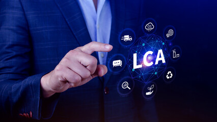 LCA, Life cycle assessment concept, ISO LCA standard aims to limit climate change, Methodology for assessing environmental impacts associated on value chain product.