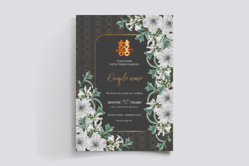 floral bridal shower invitation templates