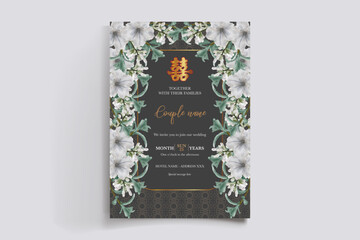 floral bridal shower invitation templates