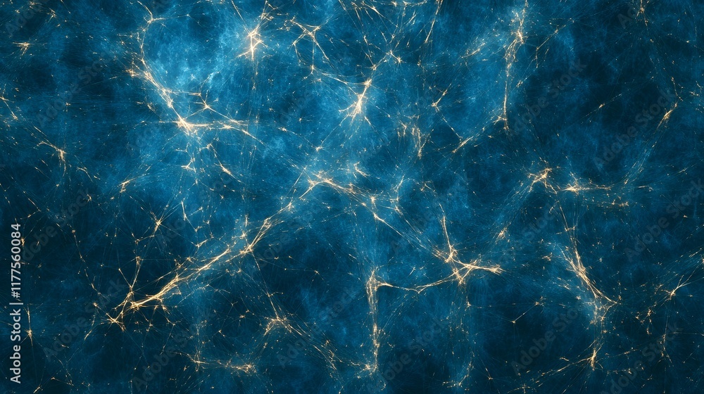 Poster dynamic energy patterns abstract visualization digital art cosmic environment close-up view scientif