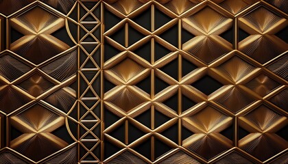 Luxury Golden Geometric Pattern