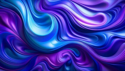 Obraz premium Abstract Seamless Texture with Gradient of Vibrant Blues and Purples