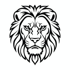 lion head illustration