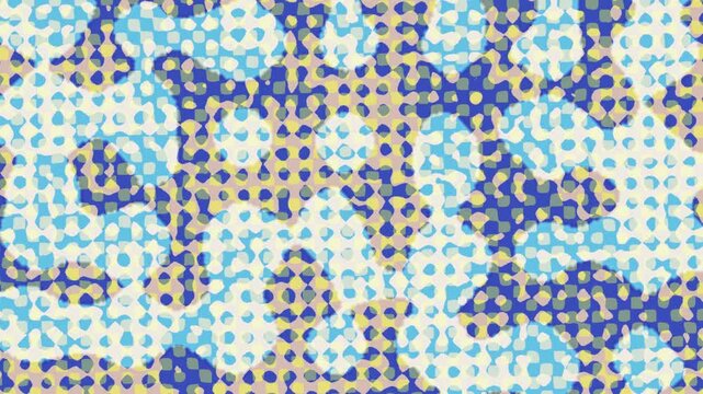 An abstract halftone grunge texture motion graphic background design.