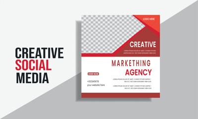 : Modern Social Media banner template can be edited. Anyone can use this design easily. Promotional web banners for social media. Elegant sale and