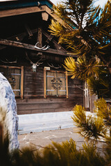 mountain cabin