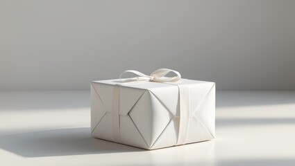 Unwrapped Gift Box Ready For Festive Wrapping.