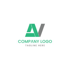 Initial Letter AV Logo Design Outstanding Creative Modern Symbol  Sign