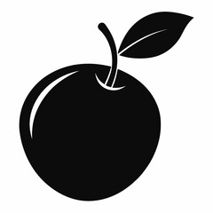 Sapodilla Silhouette Art in Vector