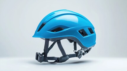 Vibrant Blue Safety Helmet for Cycling and Sports