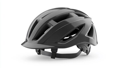 Fototapeta premium Black Bicycle Helmet for Safety and Protection