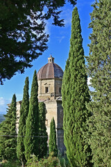 	
Cortona, la chiesa di Santa Maria al Calcinaio in val di Chiana - Arezzo	