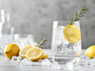 Dynamic roll-up banner for a tech conference, with clean infographics and futuristic colors,