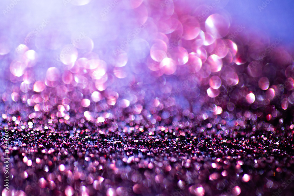 Poster abstract background with colorful bokeh lights