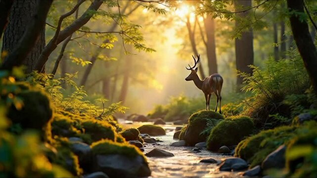 deer in the forest