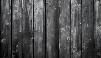 Naklejka premium Black painted wooden planks background texture