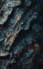 Natural macro shot focusing on the detailed texture and pattern of tree bark