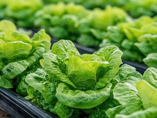 A greenhouse with selfsustaining aquaponic systems, representing innovation in climateadapted food production