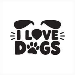 Playful Dog Themed Graphic - 