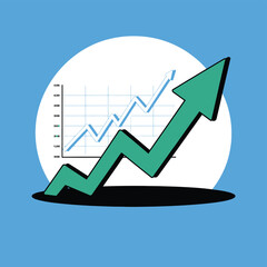 Flat vector illustration. vector icon.