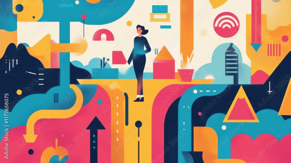 Poster the customer journey maps every touchpoint of interaction.