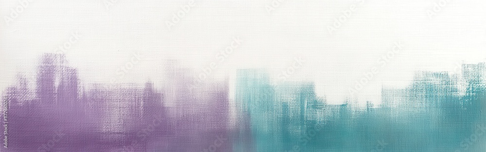 Poster Soft pencil strokes create a serene blended canvas evoking calm and tranquility in a minimalistic style