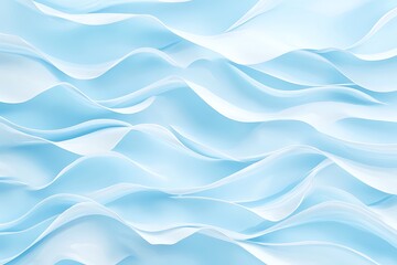 A summer background with water ripples and palm leaves