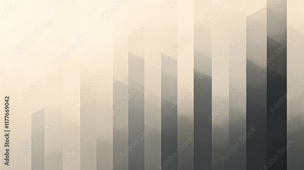 Poster Abstract gradient fill transitioning from dark to light shades in a minimalist composition