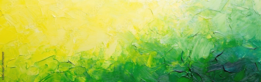 Poster vivid textured background featuring a blend of bright yellow and deep green tones creating an energe