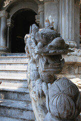 Da Nang. Intricate Stone Dragon Sculpture, Vietnam