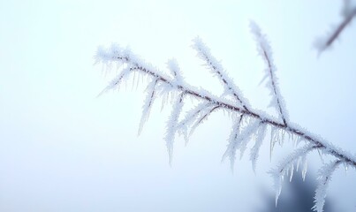 Obraz premium Frosted Window Art, intricate patterns of ice crystals forming delicate, lace-like designs on a chilly glass surface, showcasing nature's beauty.