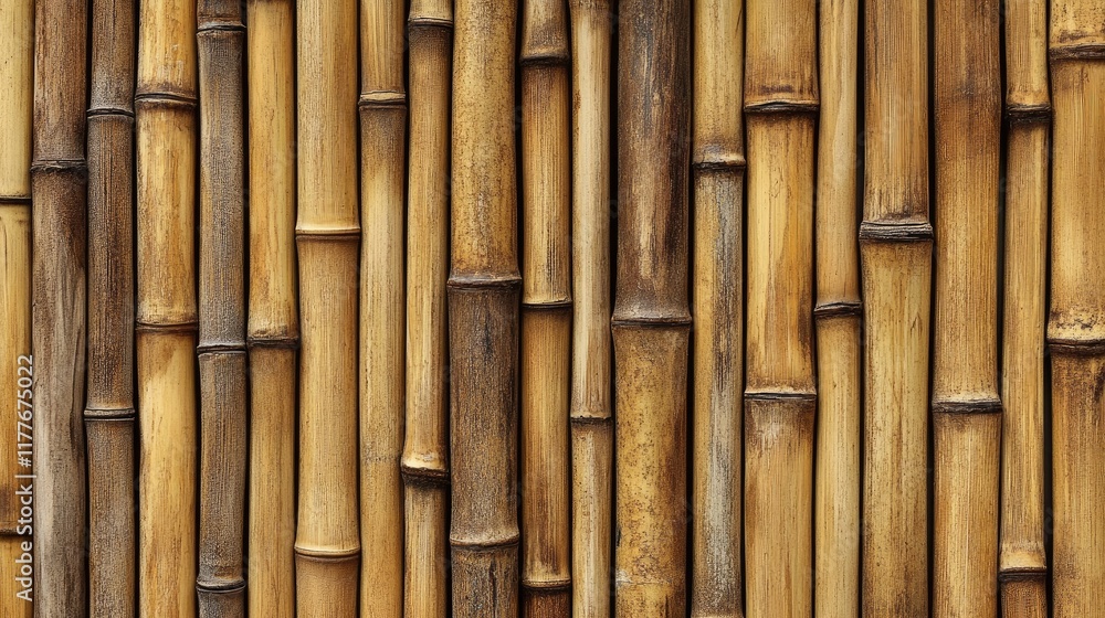 Poster bamboo texture background with natural patterns and earthy tones for design and decor projects
