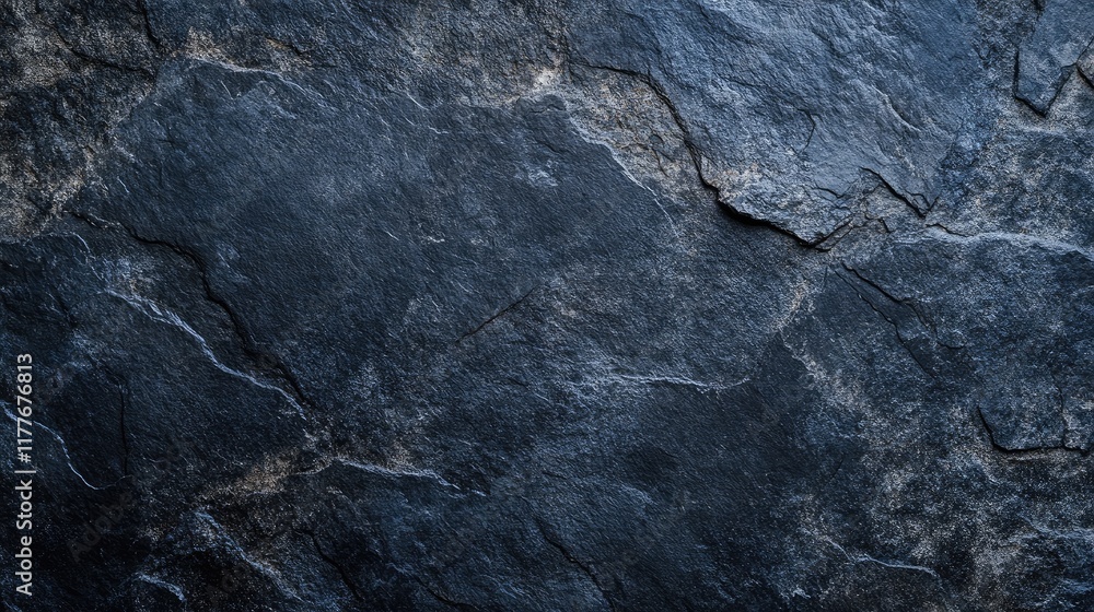 Aufkleber seamless dark slate stone surface for product display and advertising template showcasing textured b
