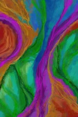 Abstract image for printing - digital painting