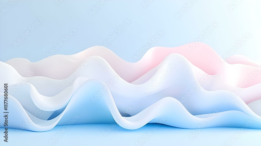 Poster ice sculpture symphony, intricate patterns of frozen textures illuminated by soft light, creating a 
