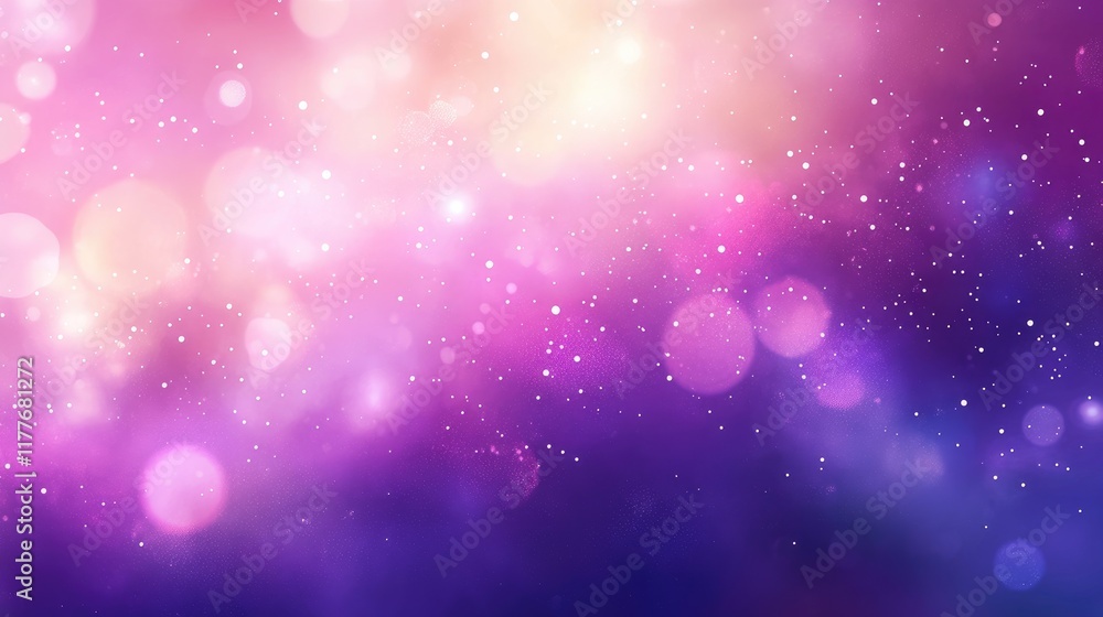 Poster abstract bokeh lights with soft colorful blurred background for festive and artistic designs