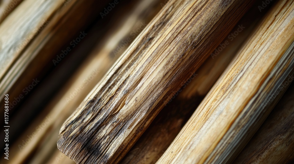 Poster natural bamboo texture detailed close-up of brown sticks showing intricate patterns and grain for ba