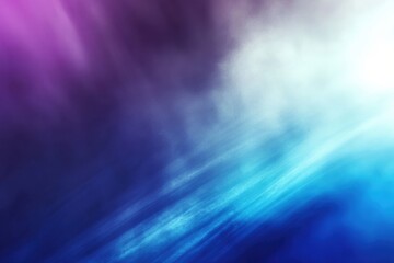 Smooth gradient background transitions from light blue to deep purple with studio-style lighting