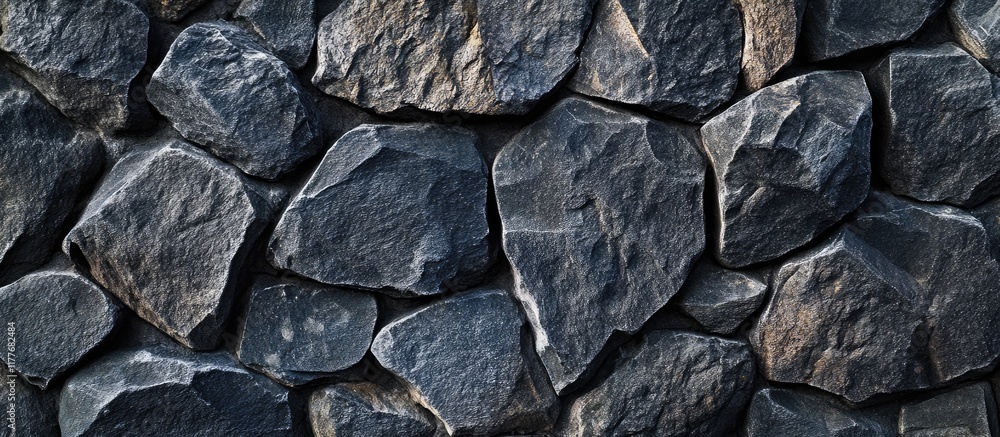Poster dark rugged stone surface texture with ample blank space for creative text or design elements in a n
