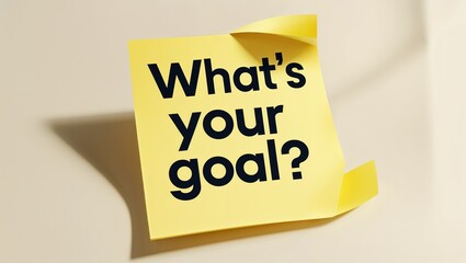 whats your goal  tag 