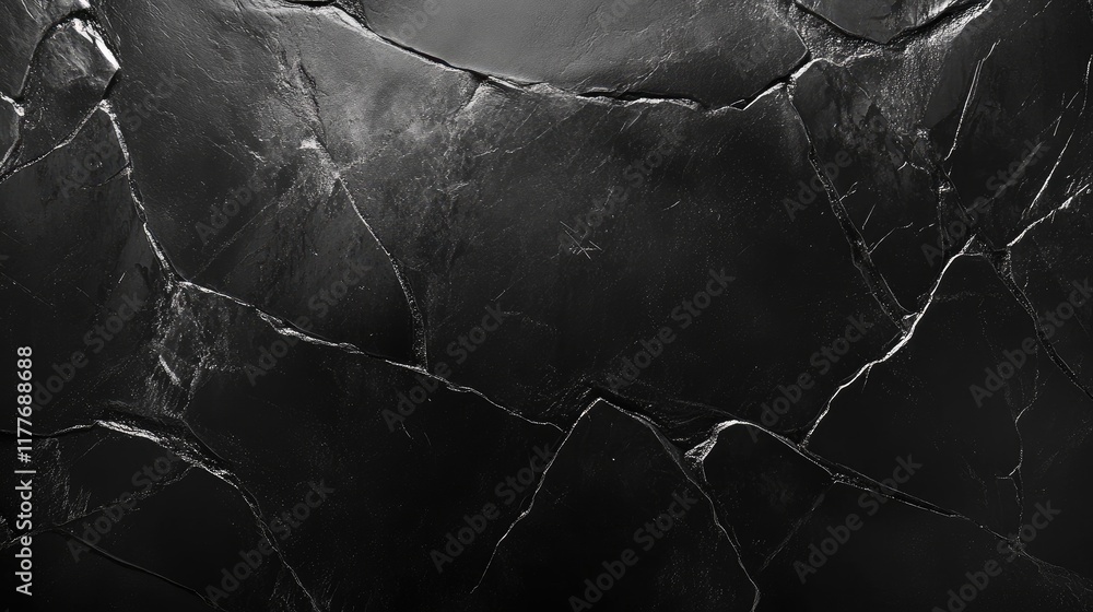 Poster dark slate texture background with natural stone pattern for artistic and architectural designs