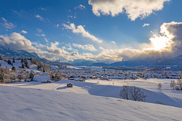Sonthofen - Winter - Berghofen - Kapelle - Allgäu - Schnee