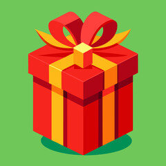 gift box with ribbon bow