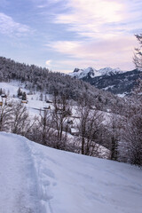 winter mountain landscape