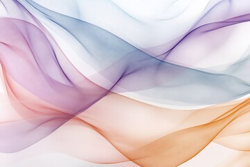 Obraz premium Colorful abstract waves, flowing design, white background, website header