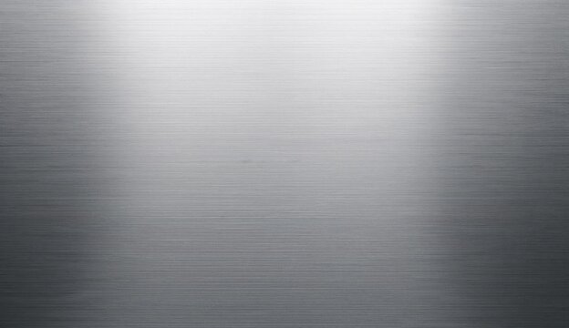 Brushed metal texture featuring a sleek silver finish with a soft sheen for design projects